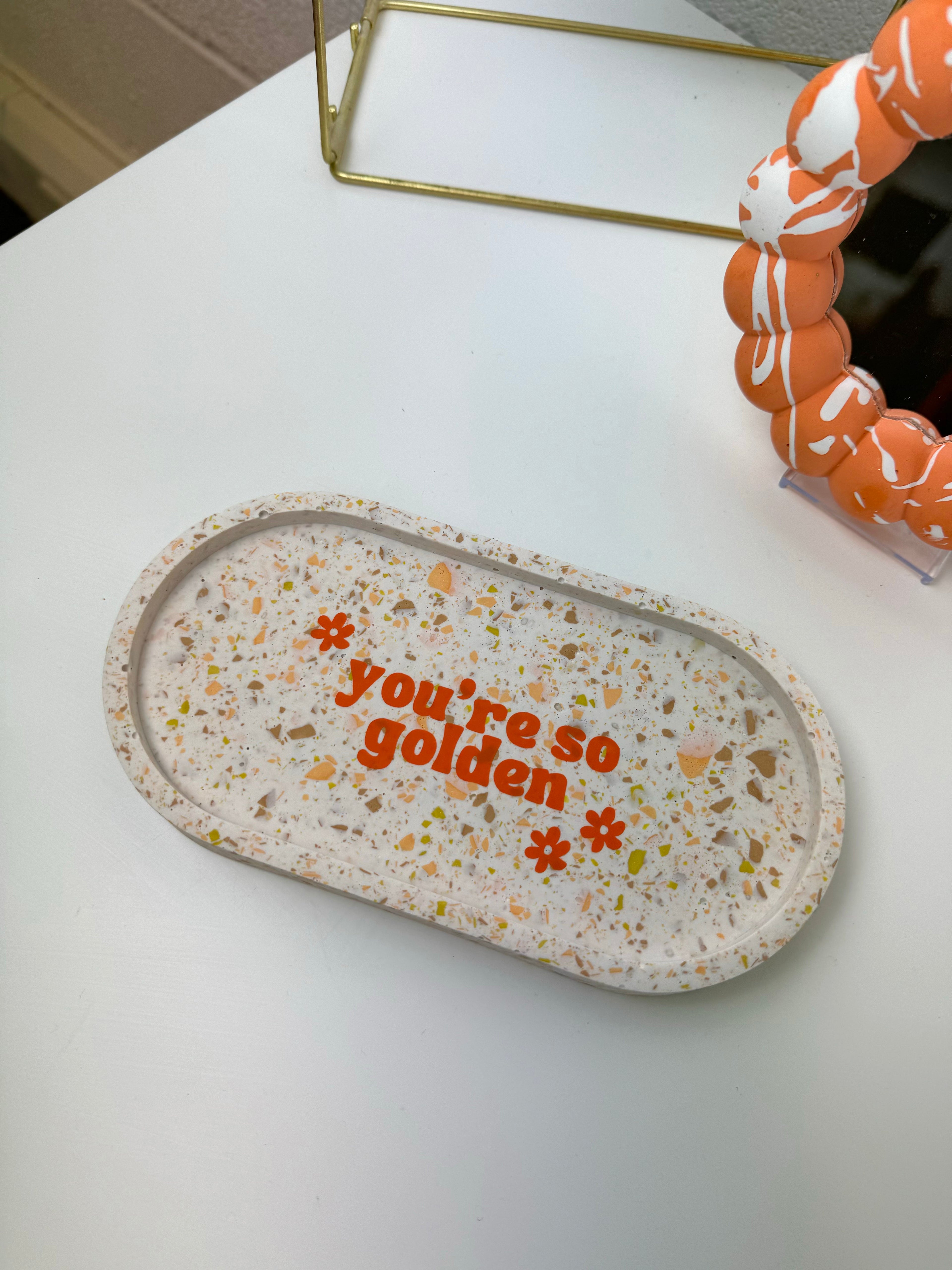 "You're so Golden" Jewellery Tray